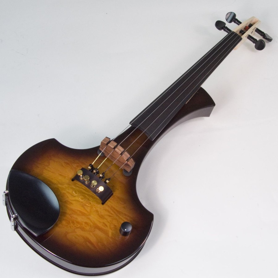 4 струнна Електрическа Цигулка Cantini Earphonic Ochietto Tabacco Burst