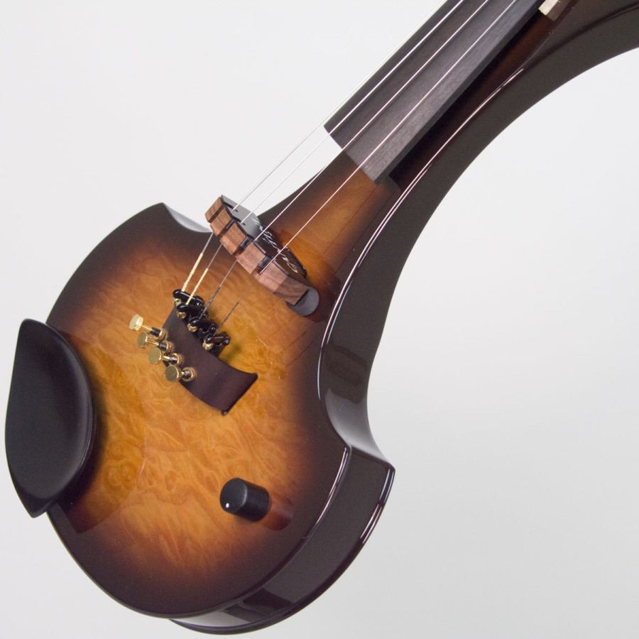 4 струнна Електрическа Цигулка Cantini Earphonic Ochietto Tabacco Burst