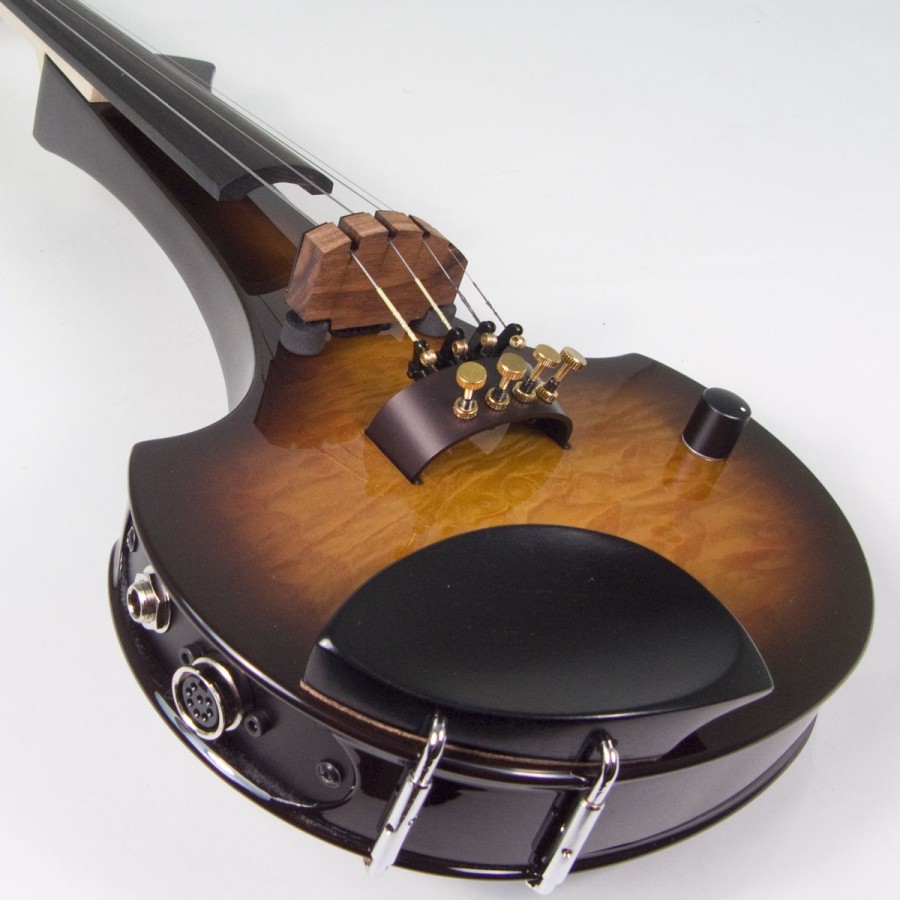 4 струнна Електрическа Цигулка Cantini Earphonic Ochietto Tabacco Burst