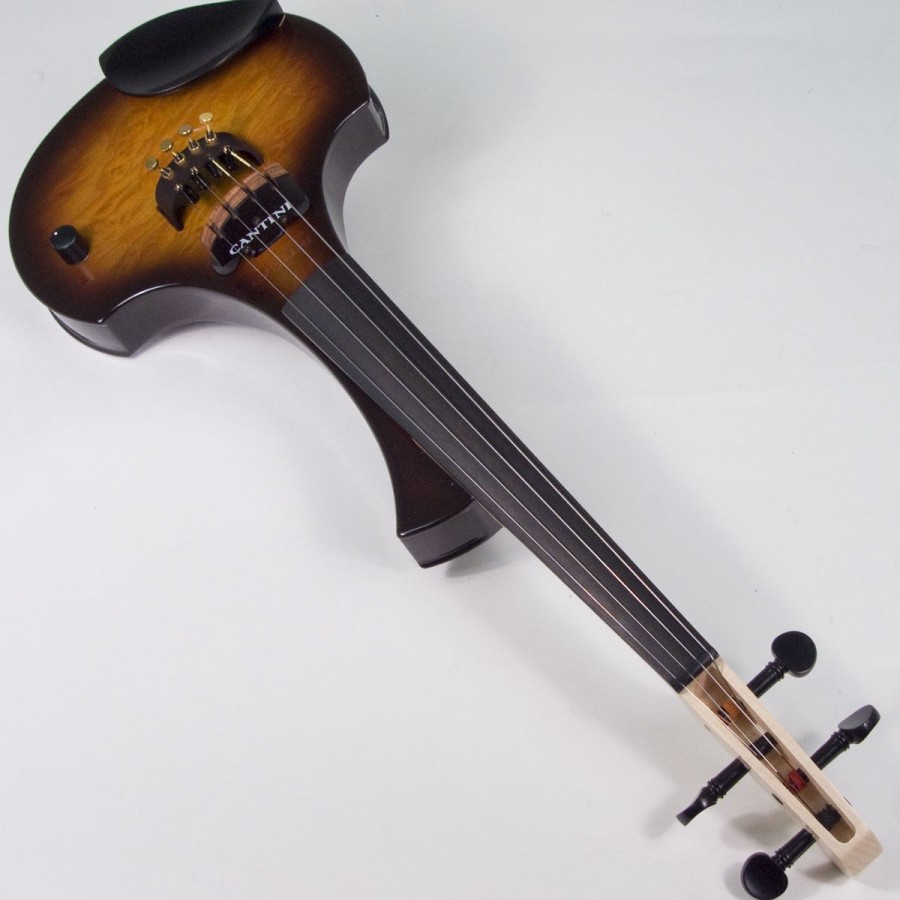 4 струнна Електрическа Цигулка Cantini Earphonic Ochietto Tabacco Burst