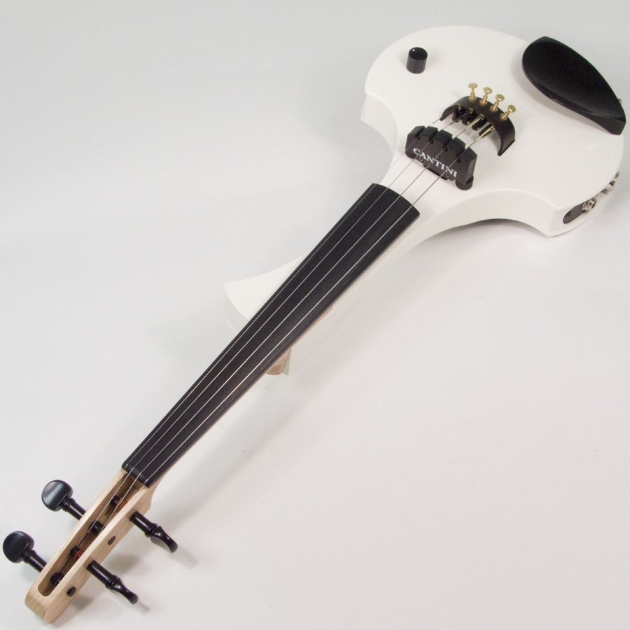 4 струнна Електрическа Цигулка Cantini Earphonic White