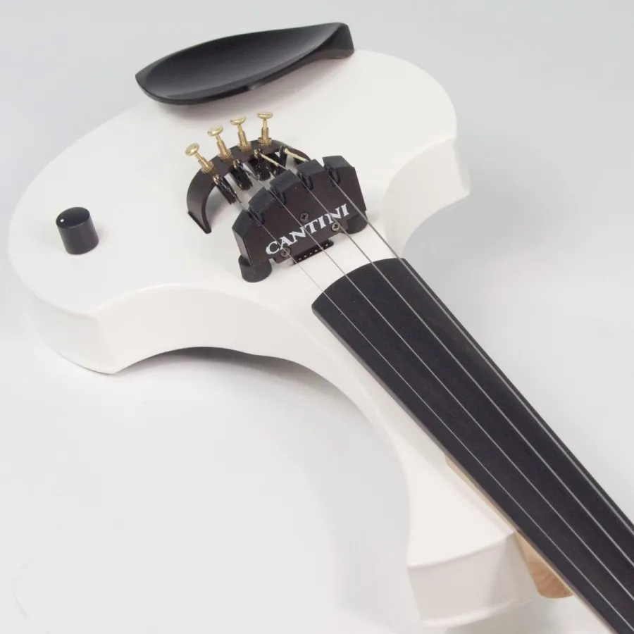 4 струнна Електрическа Цигулка Cantini Earphonic White