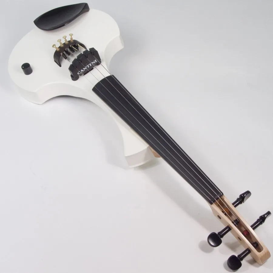 4 струнна Електрическа Цигулка Cantini Earphonic White