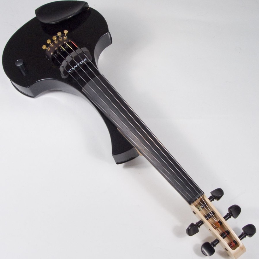 5 струнна Електрическа Цигулка Cantini Earphonic Black