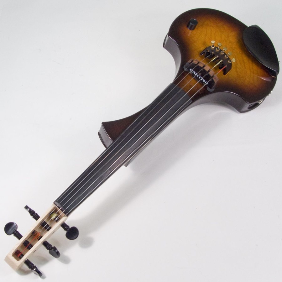 5 струнна Електрическа Цигулка Cantini Earphonic Occhietto Tabacco Burst