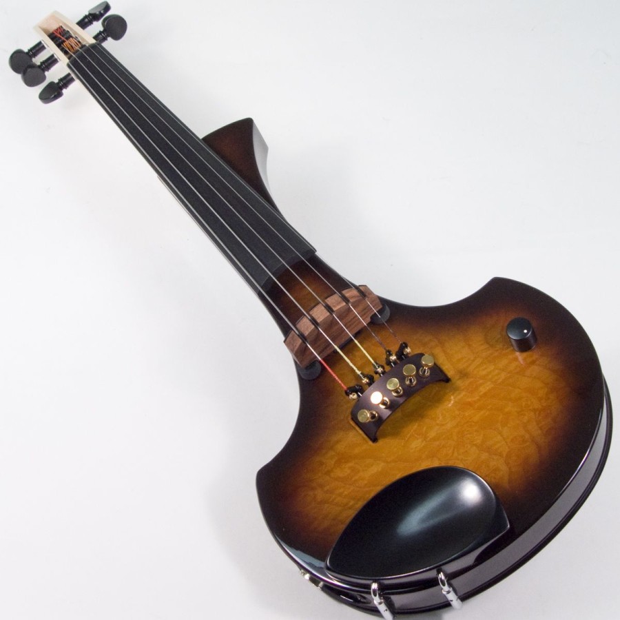 5 струнна Електрическа Цигулка Cantini Earphonic Occhietto Tabacco Burst