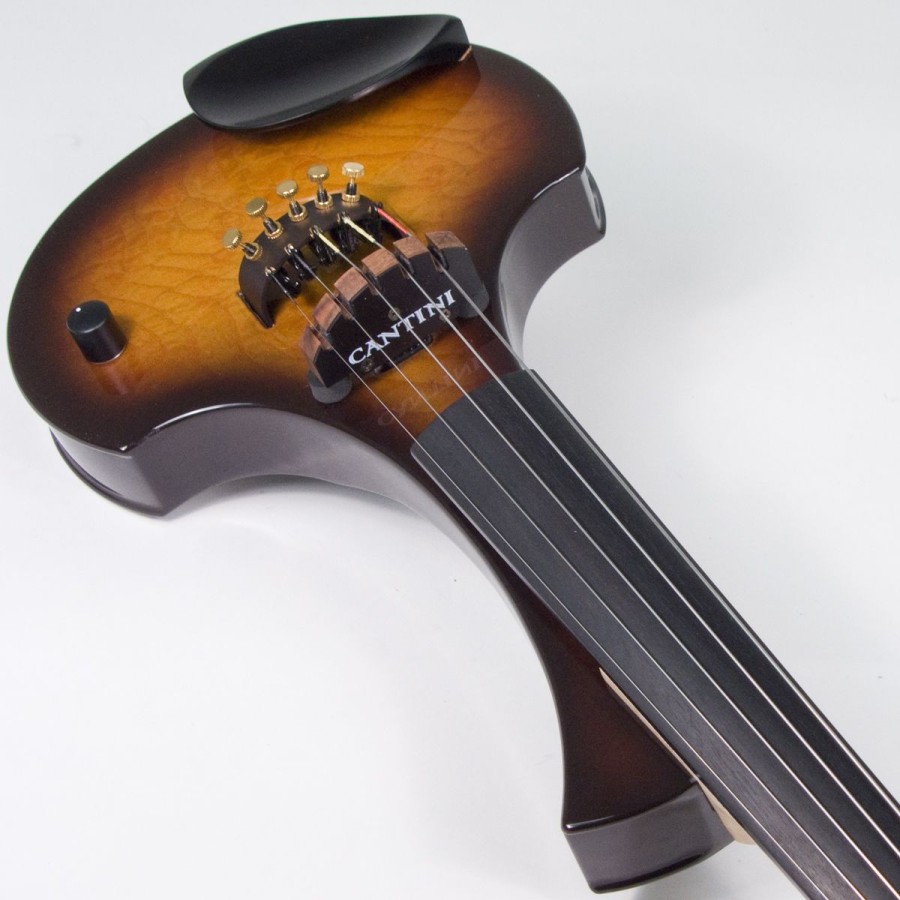 5 струнна Електрическа Цигулка Cantini Earphonic Occhietto Tabacco Burst