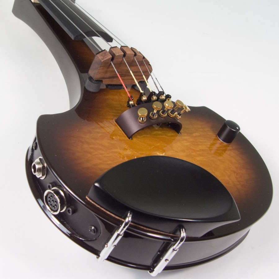 5 струнна Електрическа Цигулка Cantini Earphonic Occhietto Tabacco Burst