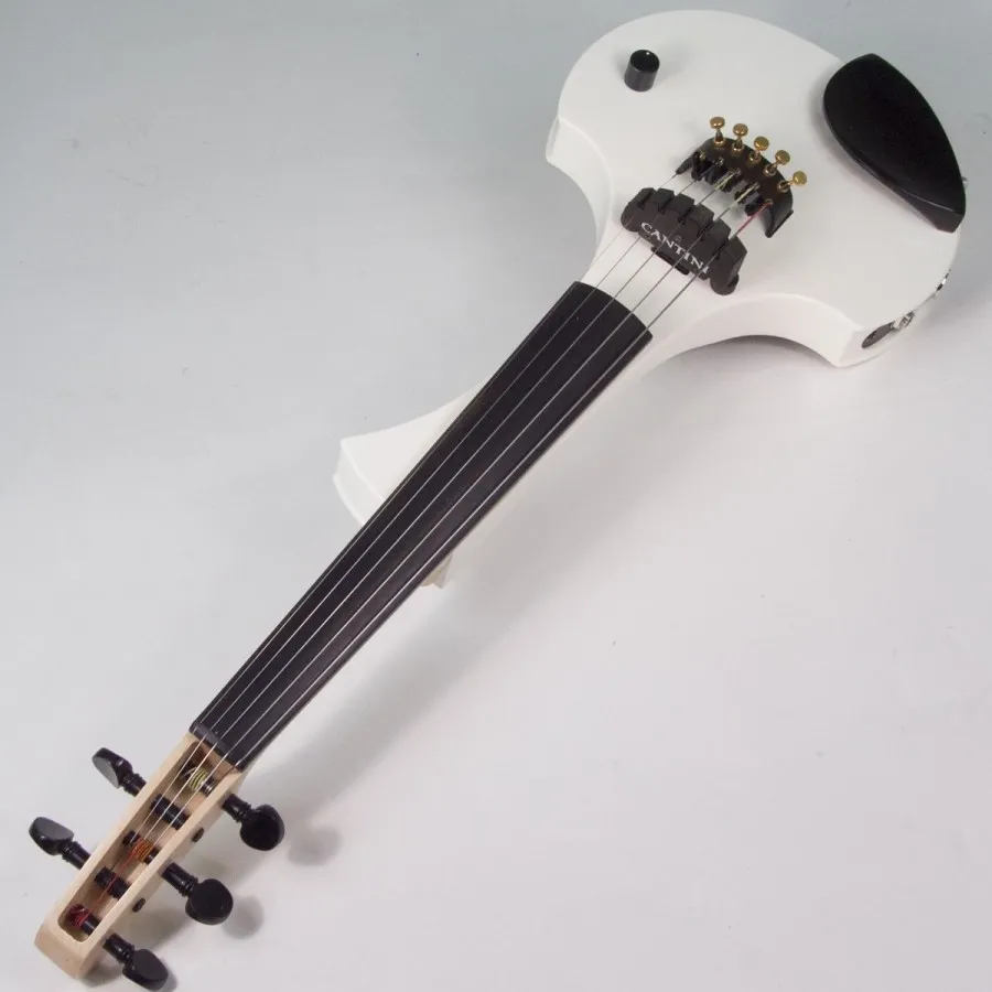 5 струнна Електрическа цигулка Cantini Earphonic White