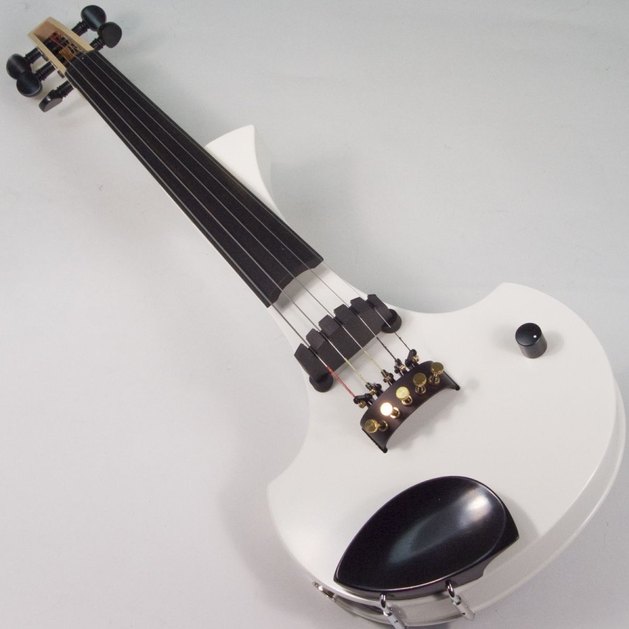 5 струнна Електрическа цигулка Cantini Earphonic White
