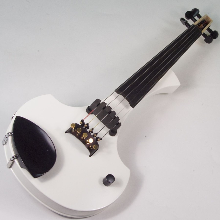 5 струнна Електрическа цигулка Cantini Earphonic White