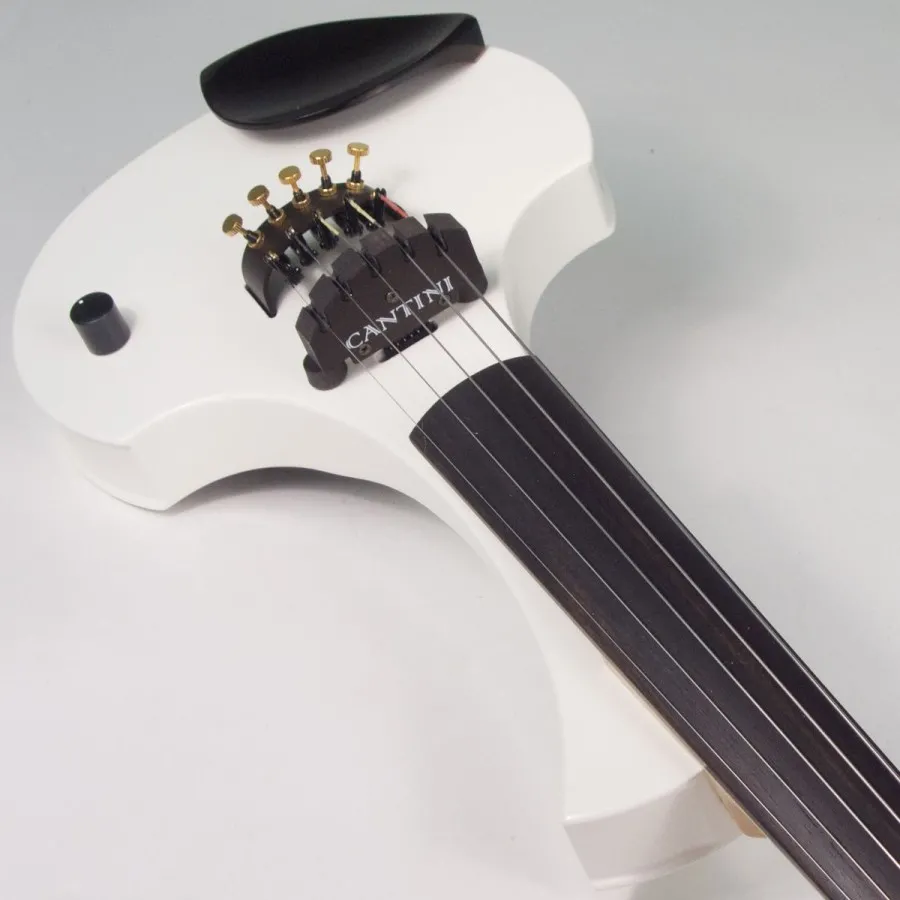 5 струнна Електрическа цигулка Cantini Earphonic White
