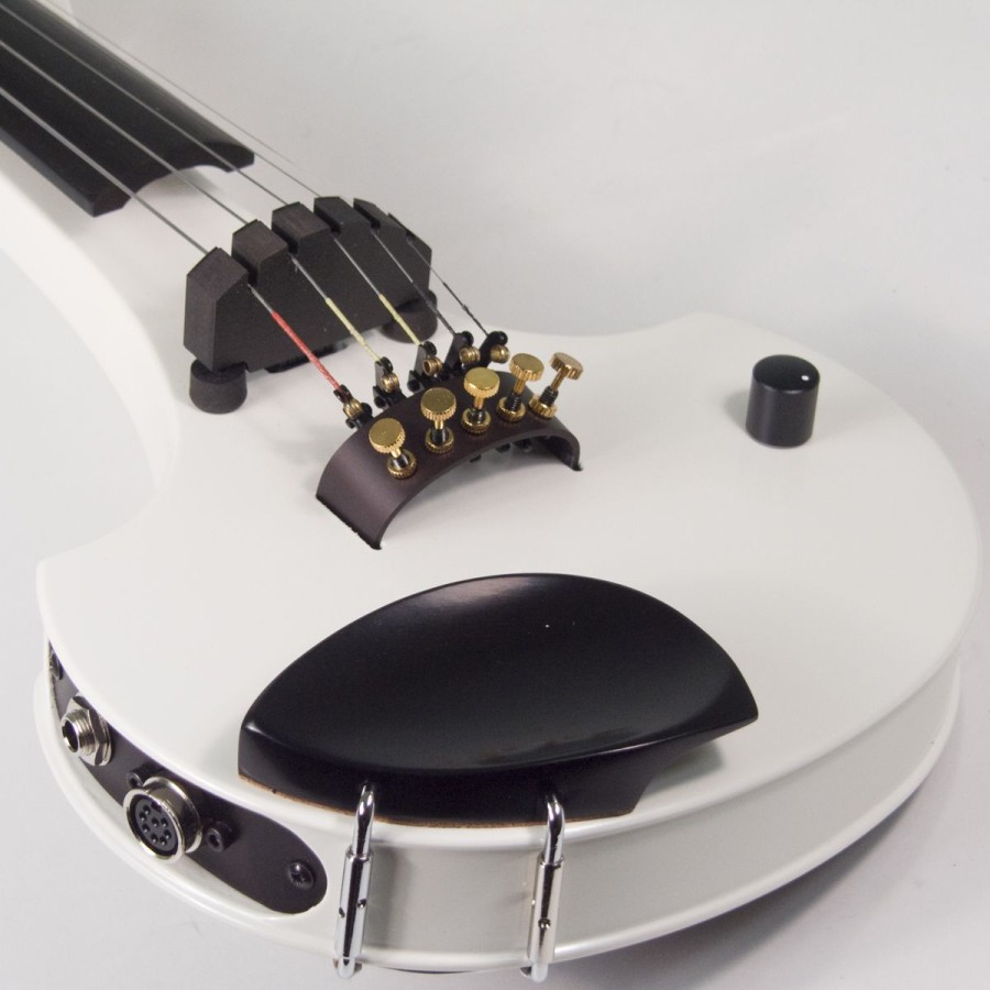 5 струнна Електрическа цигулка Cantini Earphonic White
