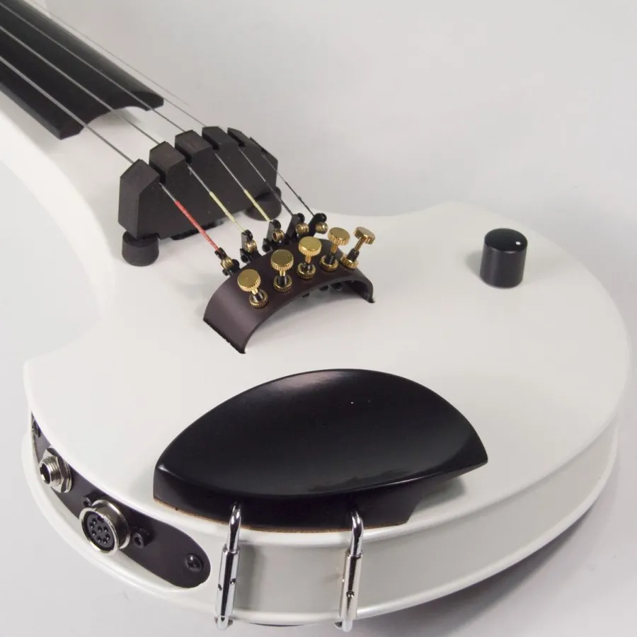 5 струнна Електрическа цигулка Cantini Earphonic White