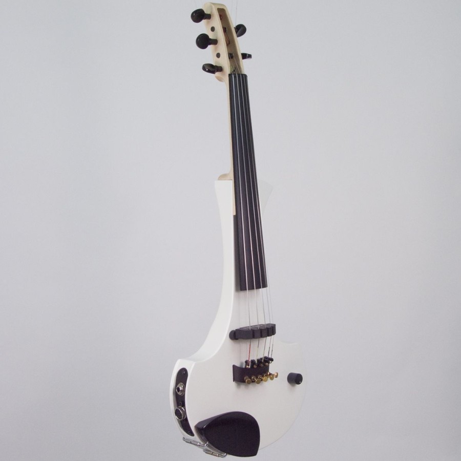 5 струнна Електрическа цигулка Cantini Earphonic White
