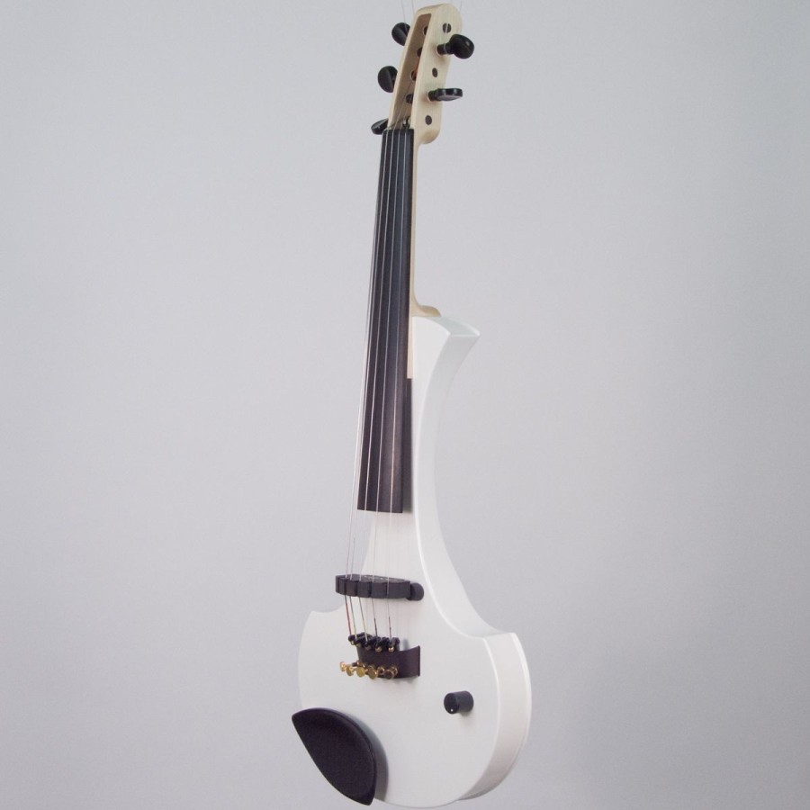 5 струнна Електрическа цигулка Cantini Earphonic White