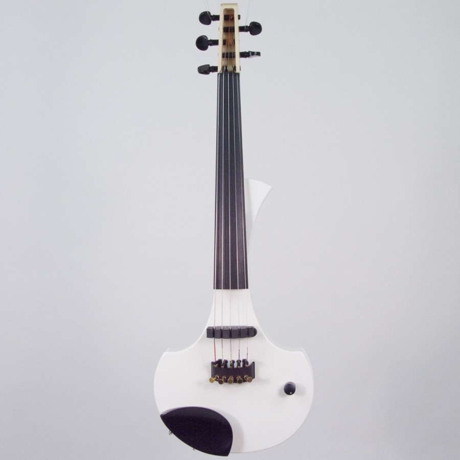 5 струнна Електрическа цигулка Cantini Earphonic White