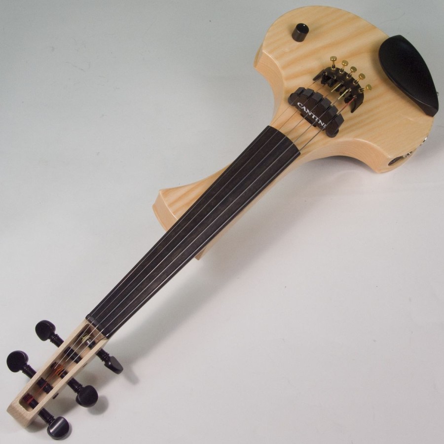 5 струнна Електрическа цигулка Cantini Earphonic Natural Wood