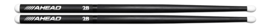 AHEAD Drumsticks - 2B (LT) 16.00" (64 grams) .595" Diameter, .035" Wall Thickness