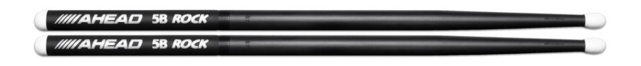AHEAD Drumsticks - 5B Rock (ST) 16.00" (65 grams) .595" Diamter, .035" Wall Thickness