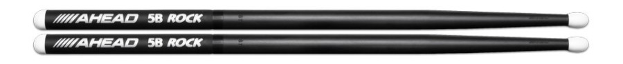 AHEAD Drumsticks - 5B Rock (ST) 16.00" (65 grams) .595" Diamter, .035" Wall Thickness