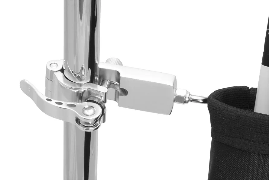 AHEAD Compact Stick Holder, Quick Release Clamp, Ballistic Flat Folding Sack, Fits.625" to 1.0" tubing