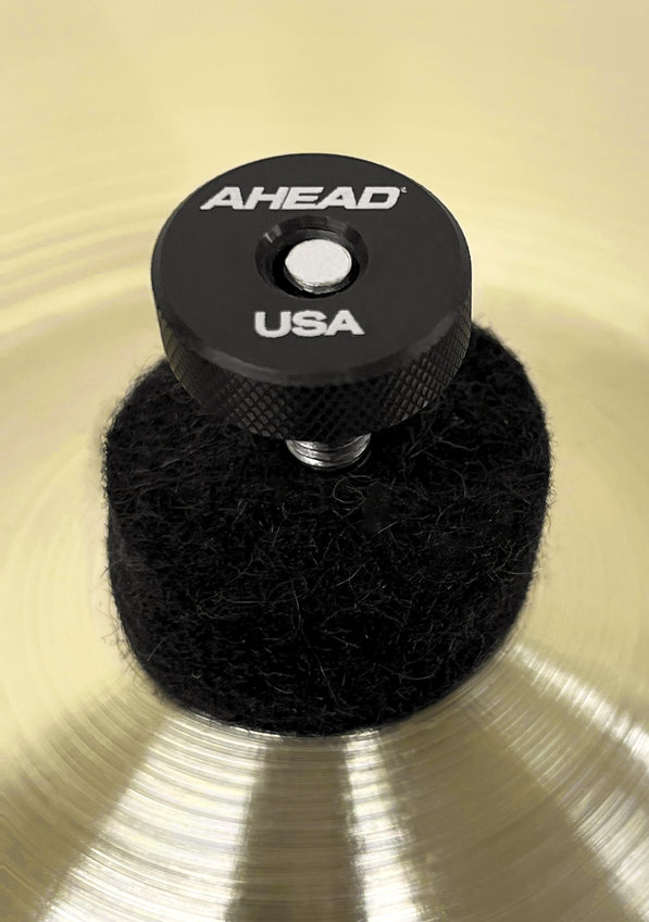 AHEAD Speed Nuts - Speed Nuts Knurled Metal Cymbal Washer 4 Pack -Black
