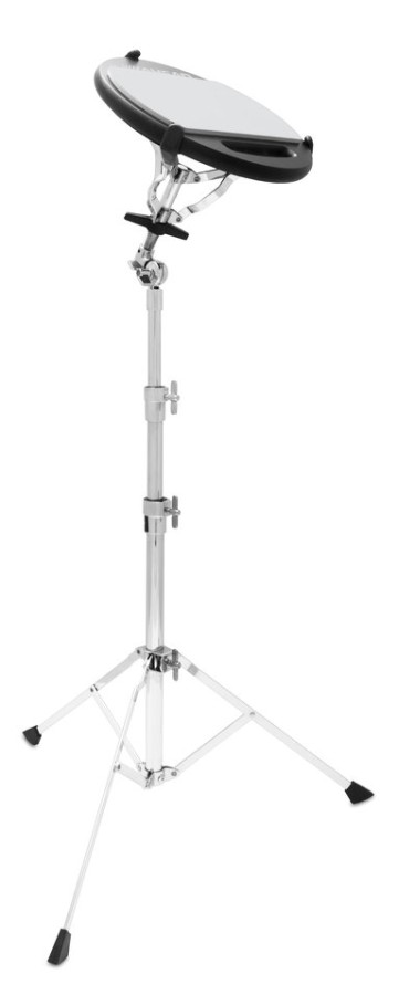 AHEAD Practice Pad Stands - Mini Snare/Practice Pad Stand, w/Basket, 3 section Range 23" to 48"