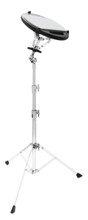AHEAD Practice Pad Stands - Mini Snare/Practice Pad Stand, w/Basket, 3 section Range 23" to 48"