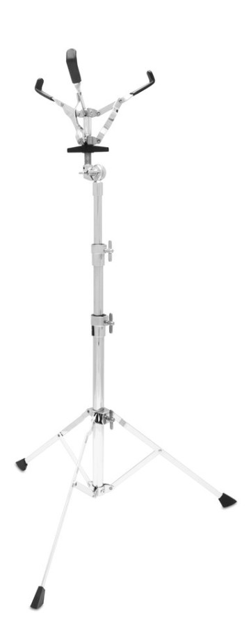 AHEAD Practice Pad Stands - Mini Snare/Practice Pad Stand, w/Basket, 3 section Range 23" to 48"