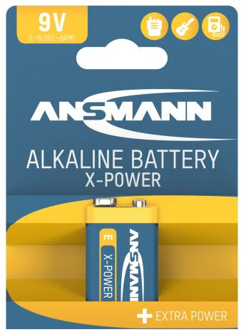 Ansmann 6LR61 X-Power, Алкална батерия 9V