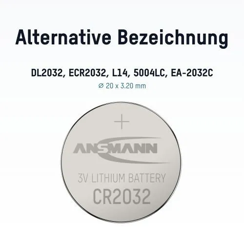 Ansmann Литиева батерия тип CR2032
