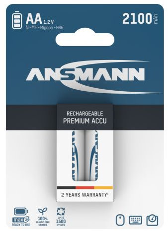 Ansmann R6 2100mAh MaxE, Акумулаторни батерии 2бр.