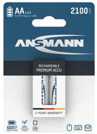 Ansmann R6 2100mAh MaxE, Акумулаторни батерии 2бр.