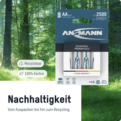 Ansmann R6 2100mAh MaxE, Акумулаторни батерии 2бр.