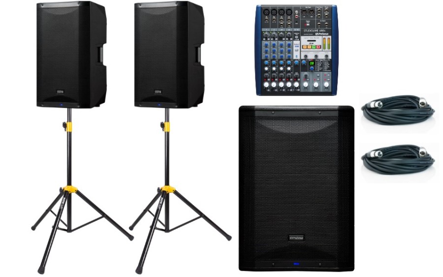 Presonus AIRXD12/XDSub15/AR8C Bundle