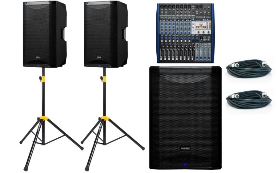 Presonus AIRXD15/XDSub18/AR12C Bundle
