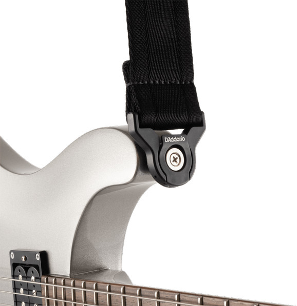Daddario Auto Lock Nylon Guitar Strap - 50mm Black