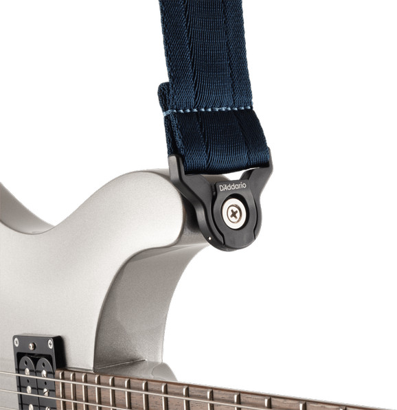 Daddario Auto Lock Nylon Guitar Strap - 50mm Midnight