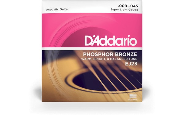 Daddario EJ23, Струни за акустична китара 09-45