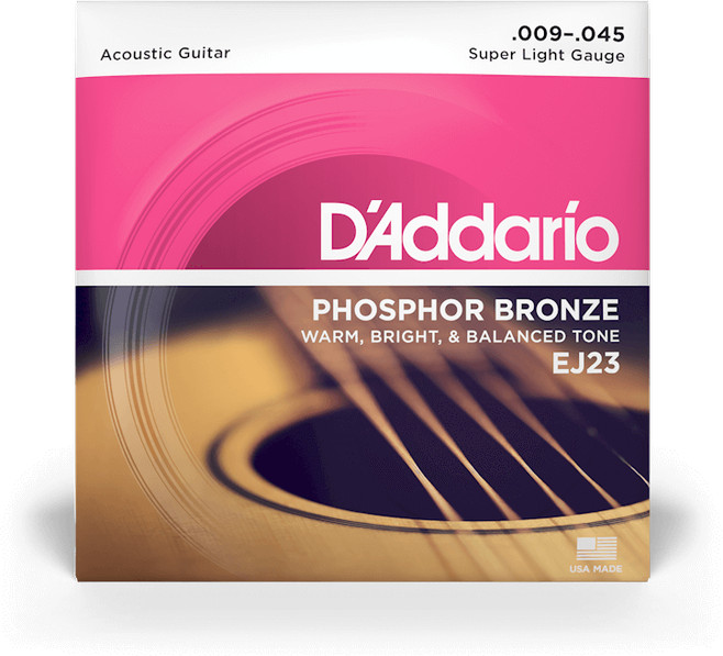 Daddario EJ23, Струни за акустична китара 09-45
