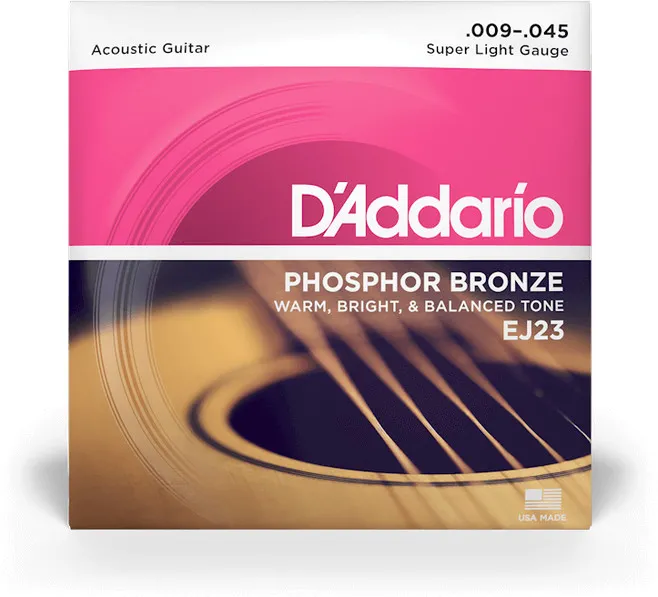Daddario EJ23, Струни за акустична китара 09-45