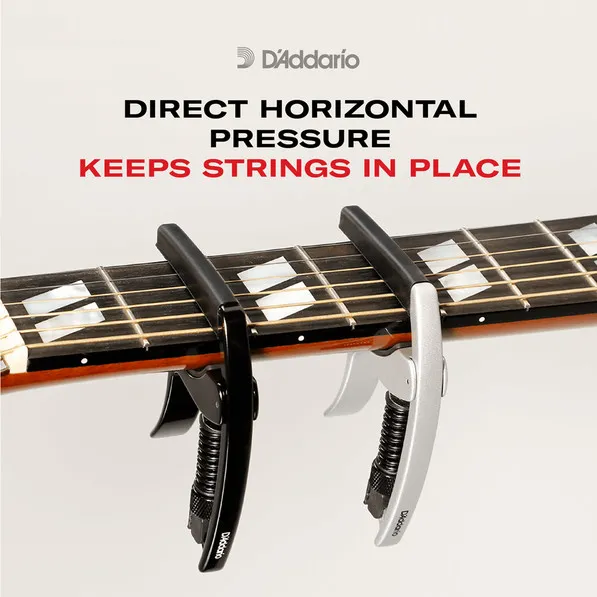 Daddario PW-CP-09 TRI-ACTION CAPO BLACK