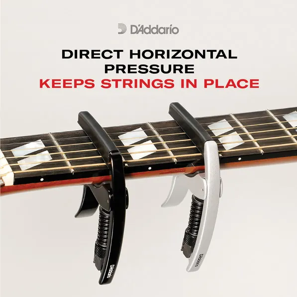 Daddario PW-CP-09 TRI-ACTION CAPO BLACK