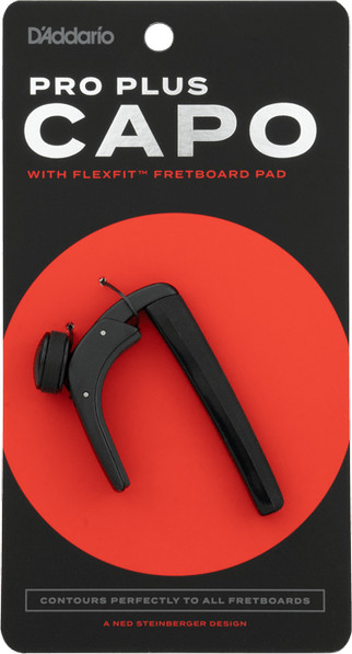 Daddario PW-CP-19 Pro Plus Capo, Black