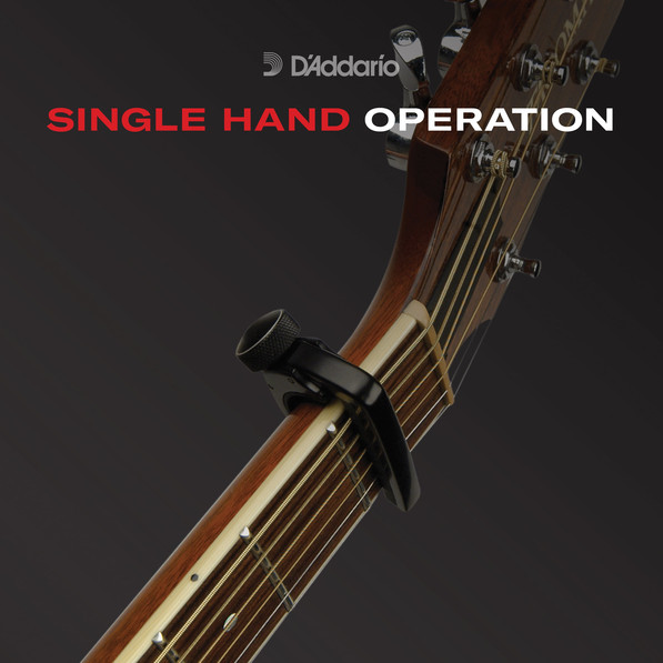 Daddario PW-CP-19 Pro Plus Capo, Black