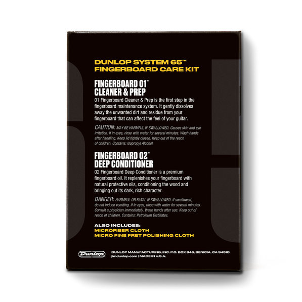 Dunlop System 65 Fingerboard Care Kit
