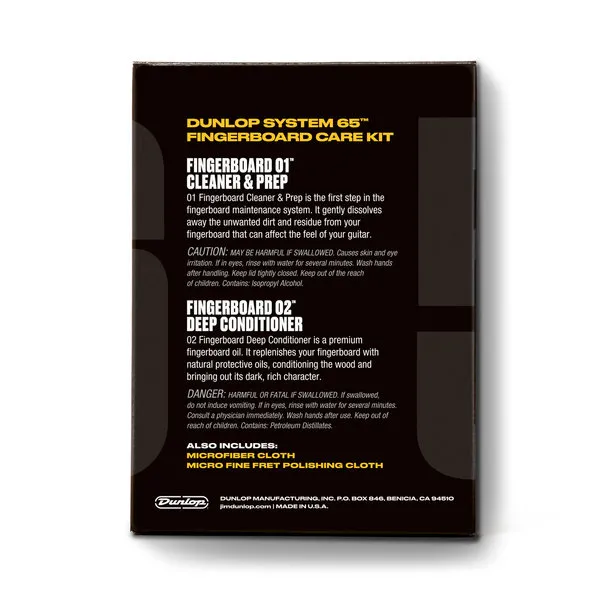 Dunlop System 65 Fingerboard Care Kit