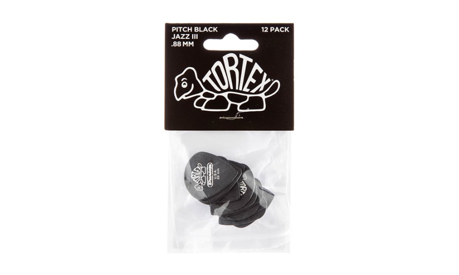 Dunlop Tortex Pitch Black Jazz III