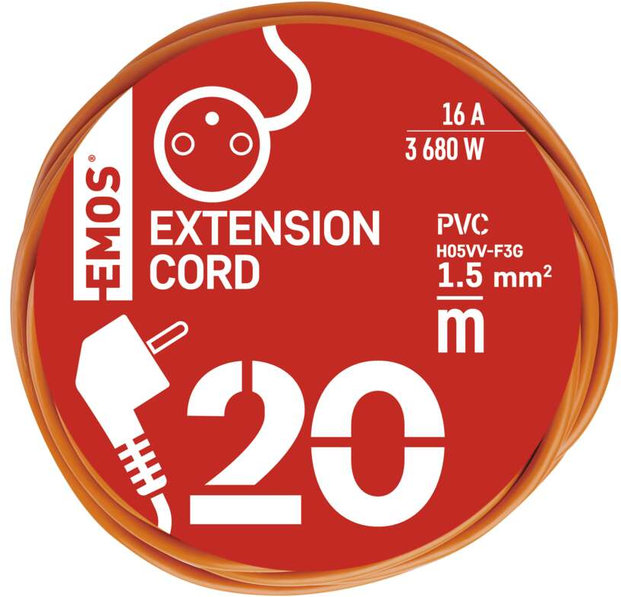 EMOS P01120 Удължител 20м.
